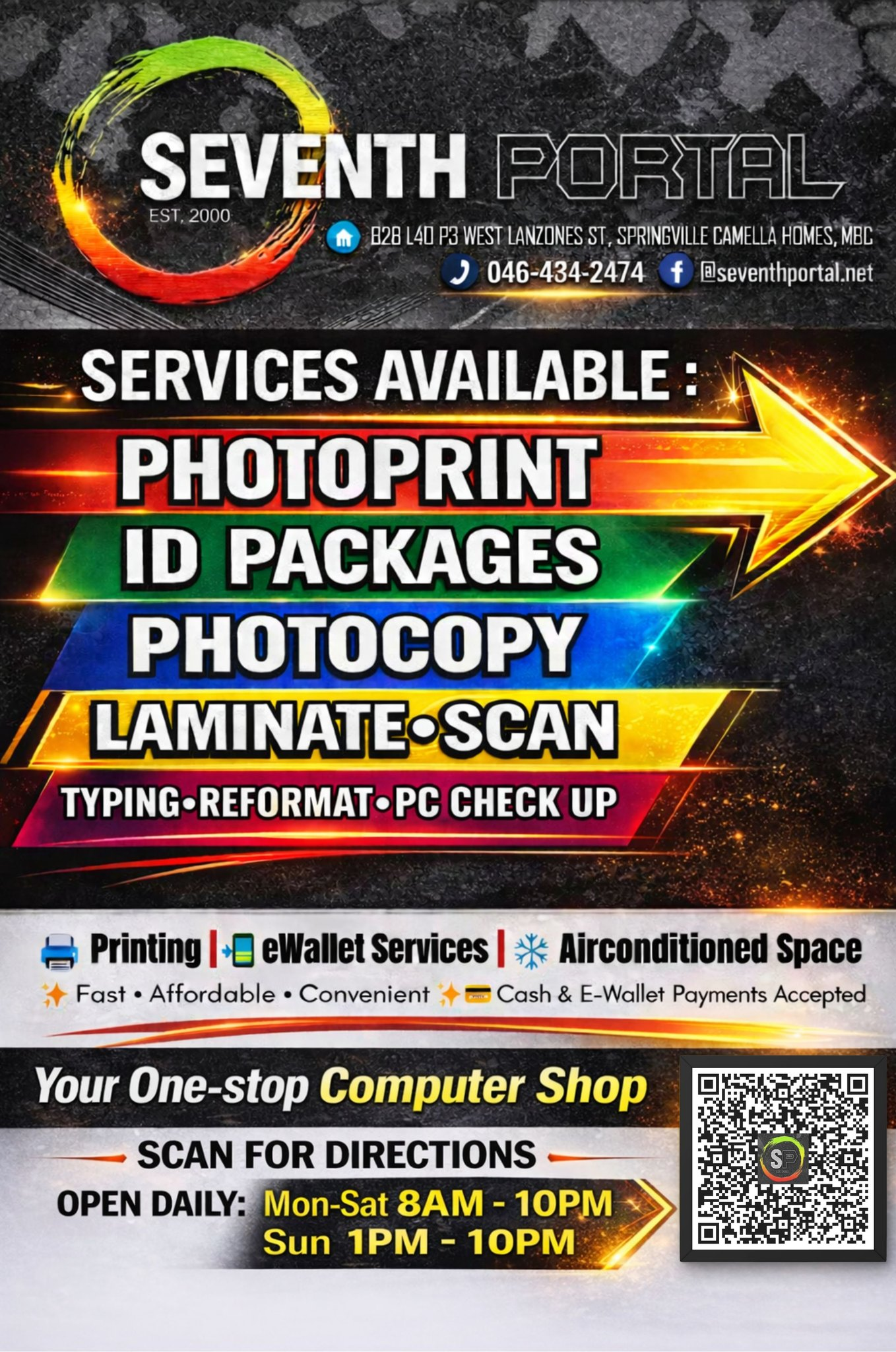 Seventh Prtl services poster